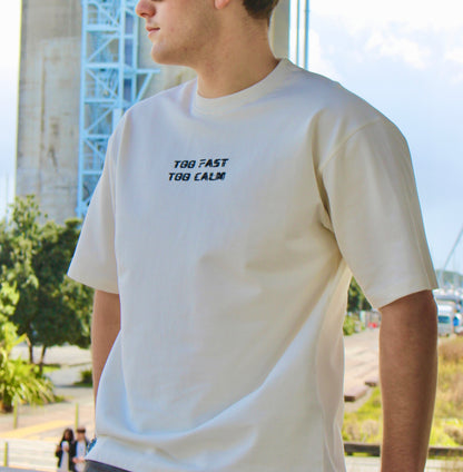 Too Fast Too Calm Heavyweight Tshirt oversize fit