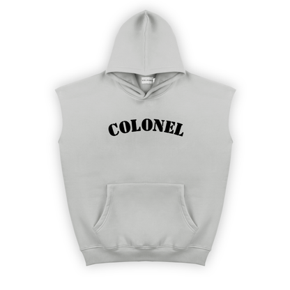 Colonel sleeveless hoodie